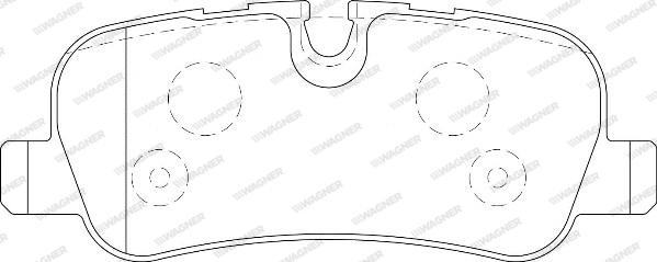 Wagner WBP24192A - Kit de plaquettes de frein, frein à disque cwaw.fr