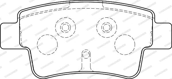 Wagner WBP24349B - Kit de plaquettes de frein, frein à disque cwaw.fr