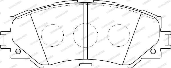 Wagner WBP24336A - Kit de plaquettes de frein, frein à disque cwaw.fr