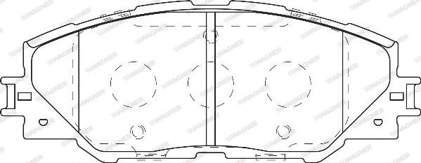 Wagner WBP24337A - Kit de plaquettes de frein, frein à disque cwaw.fr