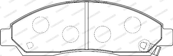 Wagner WBP24370A - Kit de plaquettes de frein, frein à disque cwaw.fr