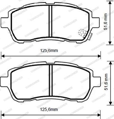 Akebono AN-7019K - Kit de plaquettes de frein, frein à disque cwaw.fr