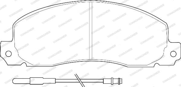 Wagner WBP20926A - Kit de plaquettes de frein, frein à disque cwaw.fr