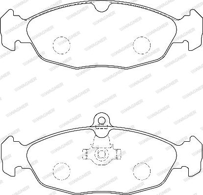 Wagner WBP20547B - Kit de plaquettes de frein, frein à disque cwaw.fr