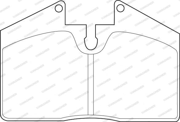 Wagner WBP20877A - Kit de plaquettes de frein, frein à disque cwaw.fr