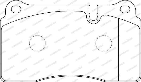 Wagner WBP20217A - Kit de plaquettes de frein, frein à disque cwaw.fr