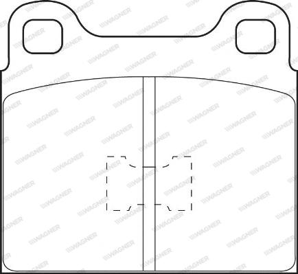 Wagner WBP20228A - Kit de plaquettes de frein, frein à disque cwaw.fr