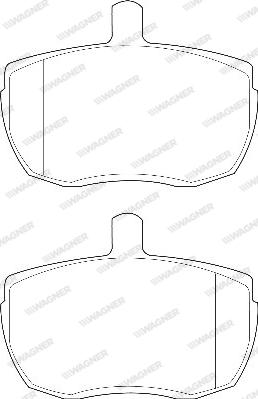 Wagner WBP20759A - Kit de plaquettes de frein, frein à disque cwaw.fr