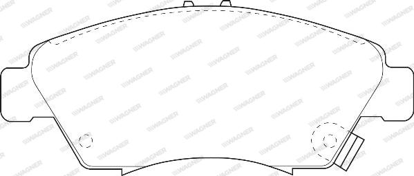 Wagner WBP21694A - Kit de plaquettes de frein, frein à disque cwaw.fr