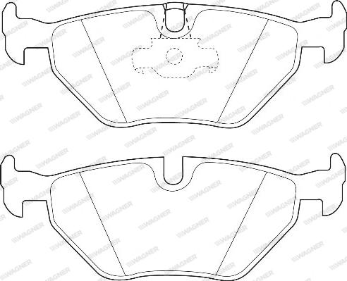 Wagner WBP21691A - Kit de plaquettes de frein, frein à disque cwaw.fr