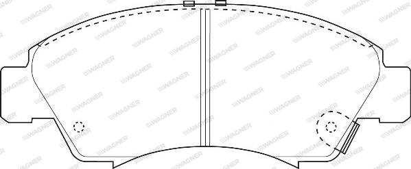 Wagner WBP21697A - Kit de plaquettes de frein, frein à disque cwaw.fr