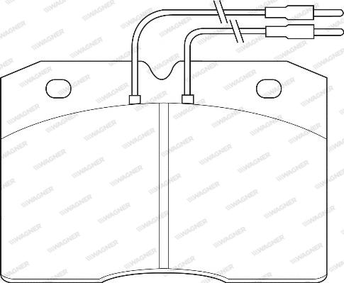 Wagner WBP21048B - Kit de plaquettes de frein, frein à disque cwaw.fr