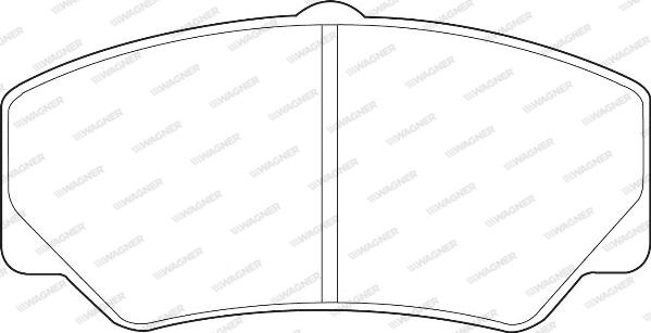 Wagner WBP21141A - Kit de plaquettes de frein, frein à disque cwaw.fr