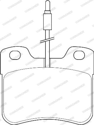 Wagner WBP21179A - Kit de plaquettes de frein, frein à disque cwaw.fr