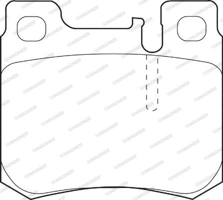 Wagner WBP21301A - Kit de plaquettes de frein, frein à disque cwaw.fr