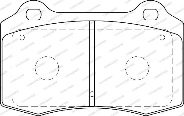 Wagner WBP21381B - Kit de plaquettes de frein, frein à disque cwaw.fr