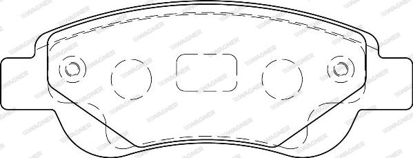 Wagner WBP23959A - Kit de plaquettes de frein, frein à disque cwaw.fr