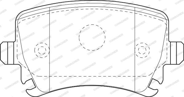 Wagner WBP23914A - Kit de plaquettes de frein, frein à disque cwaw.fr