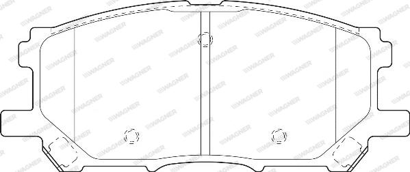 Wagner WBP23989A - Kit de plaquettes de frein, frein à disque cwaw.fr