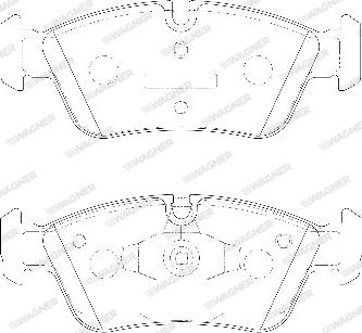 Wagner WBP23935A - Kit de plaquettes de frein, frein à disque cwaw.fr