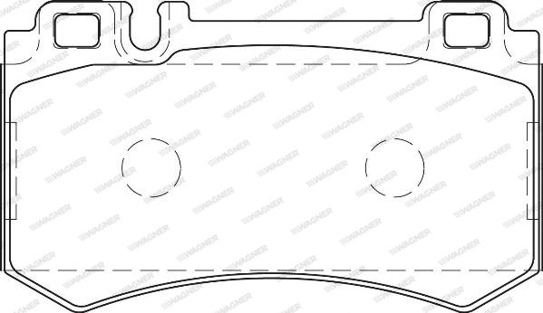 Wagner WBP23478A - Kit de plaquettes de frein, frein à disque cwaw.fr