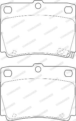 Wagner WBP23593A - Kit de plaquettes de frein, frein à disque cwaw.fr