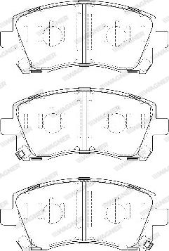 Wagner WBP23558A - Kit de plaquettes de frein, frein à disque cwaw.fr