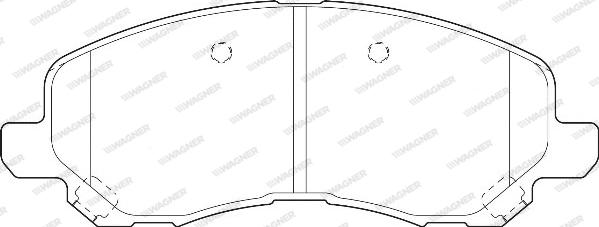 Wagner WBP23584A - Kit de plaquettes de frein, frein à disque cwaw.fr