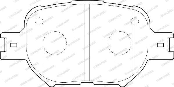 Wagner WBP23526A - Kit de plaquettes de frein, frein à disque cwaw.fr