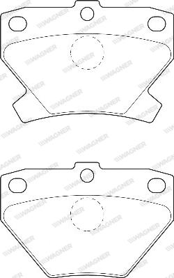 Wagner WBP23521A - Kit de plaquettes de frein, frein à disque cwaw.fr