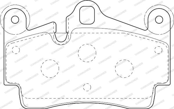 Wagner WBP23694A - Kit de plaquettes de frein, frein à disque cwaw.fr