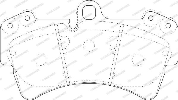 Wagner WBP23693A - Kit de plaquettes de frein, frein à disque cwaw.fr