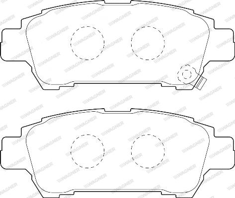 Wagner WBP23646A - Kit de plaquettes de frein, frein à disque cwaw.fr