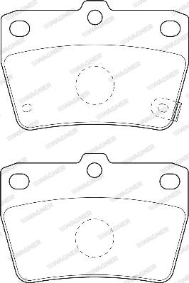 Wagner WBP23656A - Kit de plaquettes de frein, frein à disque cwaw.fr