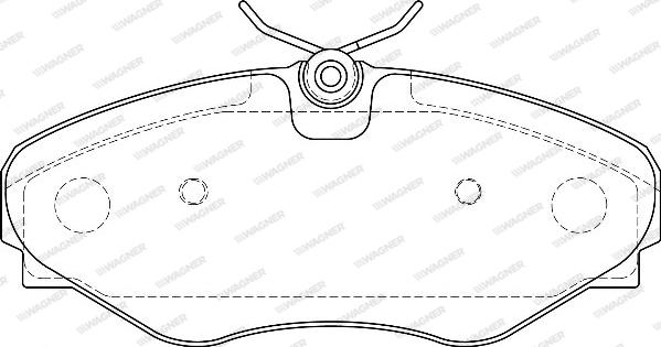 Wagner WBP23099B - Kit de plaquettes de frein, frein à disque cwaw.fr