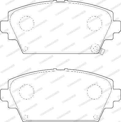 Wagner WBP23094B - Kit de plaquettes de frein, frein à disque cwaw.fr