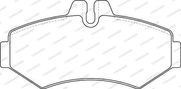 Wagner WBP23021A - Kit de plaquettes de frein, frein à disque cwaw.fr
