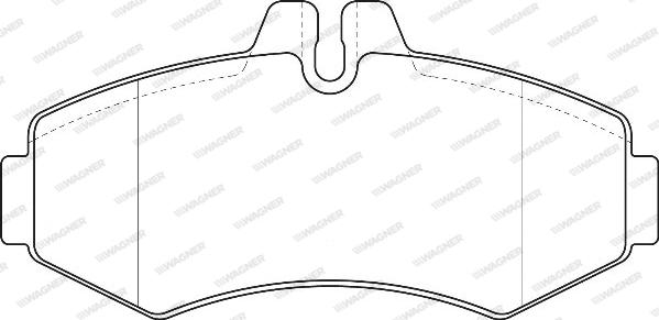 Wagner WBP23022A - Kit de plaquettes de frein, frein à disque cwaw.fr