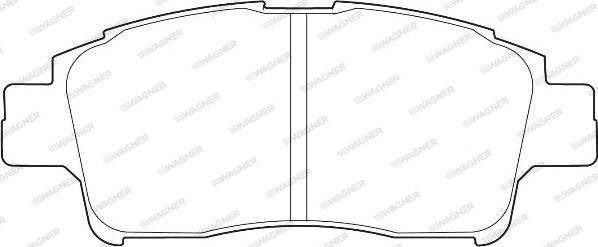 Wagner WBP23348A - Kit de plaquettes de frein, frein à disque cwaw.fr