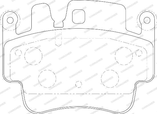 Wagner WBP23329A - Kit de plaquettes de frein, frein à disque cwaw.fr