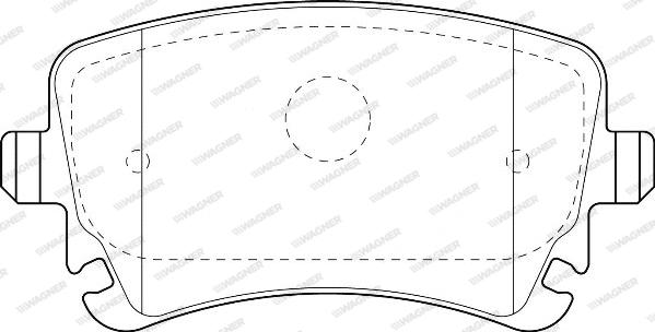 Wagner WBP23326B - Kit de plaquettes de frein, frein à disque cwaw.fr