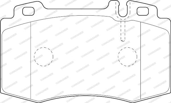 Wagner WBP23271A - Kit de plaquettes de frein, frein à disque cwaw.fr