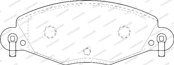 Wagner WBP23273A - Kit de plaquettes de frein, frein à disque cwaw.fr