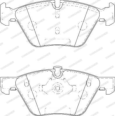 Wagner WBP23794A - Kit de plaquettes de frein, frein à disque cwaw.fr