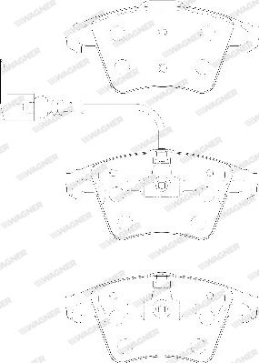 Wagner WBP23746B - Kit de plaquettes de frein, frein à disque cwaw.fr