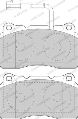 Wagner WBP23756A - Kit de plaquettes de frein, frein à disque cwaw.fr