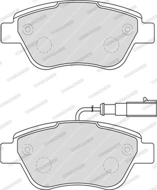 Wagner WBP23705C - Kit de plaquettes de frein, frein à disque cwaw.fr