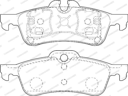 Wagner WBP23716A - Kit de plaquettes de frein, frein à disque cwaw.fr