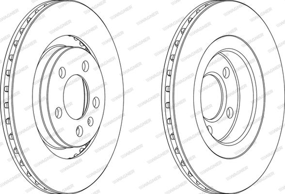 Wagner WGR0928-1 - Disque de frein cwaw.fr