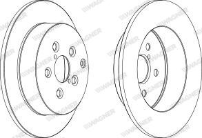 Wagner WGR1406-1 - Disque de frein cwaw.fr